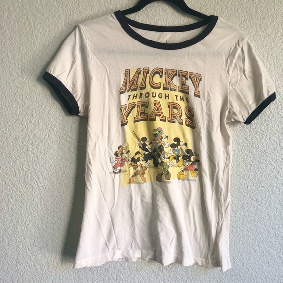 Disney Tops - Mickey Through the Years medium Disneyland Disney Parks medium T-Shirt White